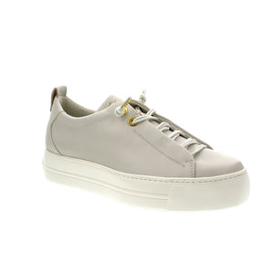 
            
                Load image into Gallery viewer, Paul Green Ivory Gold Platform Trainers 5017-06
            
        