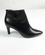 Peter Kaiser Black Leather Heeled Ankle Boot 06601.336